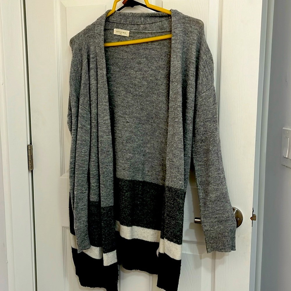 Cute color block cardi!